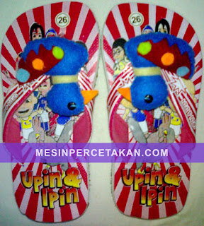 sandal karet ipin-upin