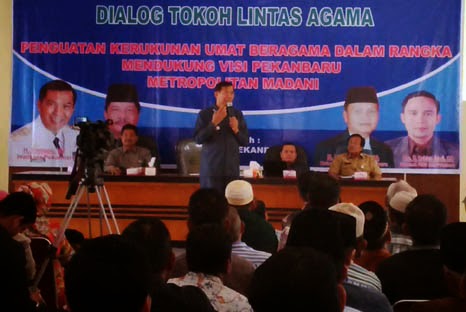 Wako Pekanbaru Buka Dialog Lintas Agama