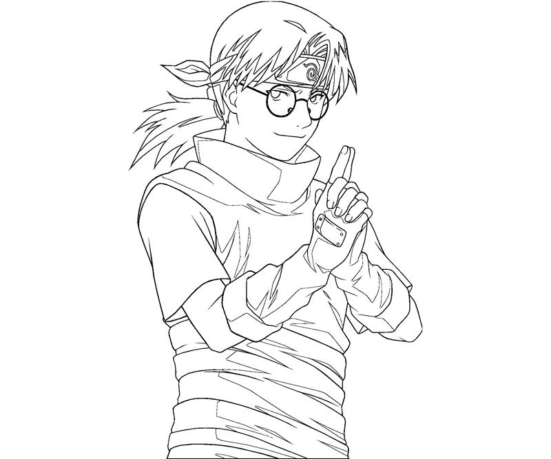 Printable Kabuto Yakushi 4 Coloring Page