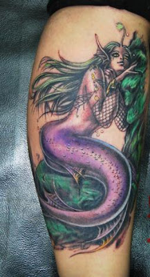 mermaid tattoo design