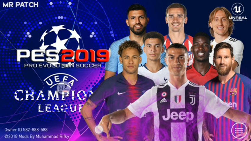 Pes 2019 V311 Uefa Champions League By Mr Patch Embuh Droid