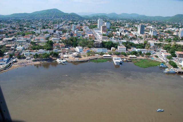 Foto aérea de Corumbá MS