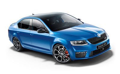 New 2017 Skoda Octavia vRS Blue color Hd Photos  02