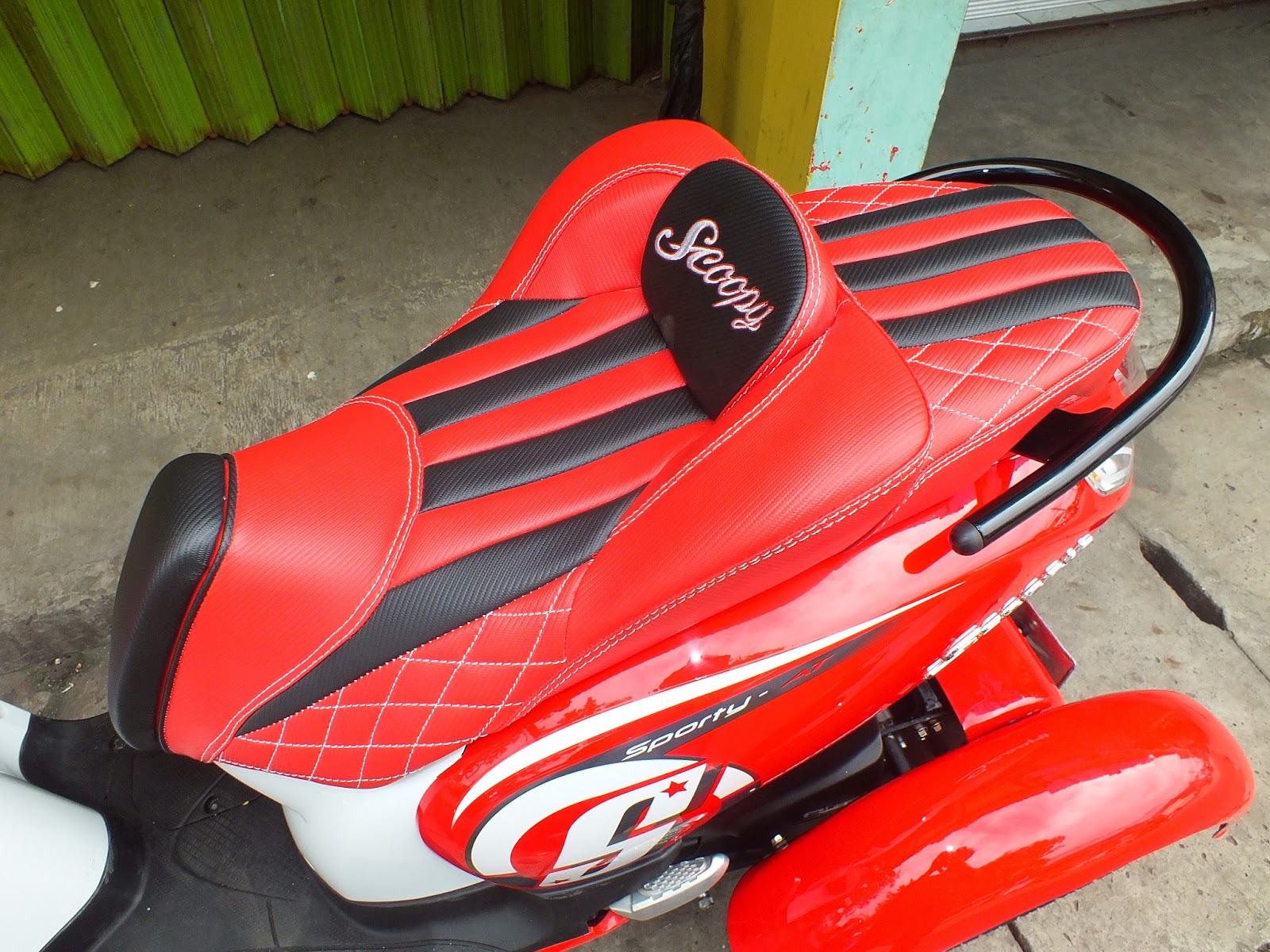  Modifikasi  JOK  MOTOR JOK  MOTOR HONDA SCOOPY  FI Model 