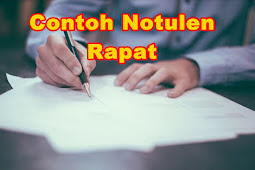 Contoh Notulen Rapat Panitia Retreat Umum