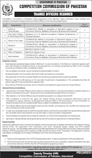 Competition Commission of Pakistan CCP Jobs 2021 Trainee Officers,