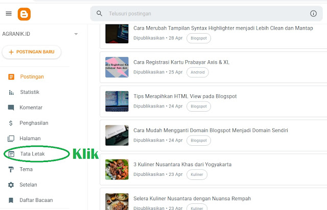 Cara Membuat Postingan Terbaru dengan Menampilkan Thumbnail pada Blogspot