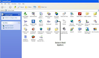 show profile in mail setup