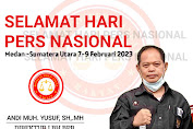 Direktur LBH BPR, Andi Muh. Yusuf, SH.,MH Mengucapkan Selamat Hari Pers Nasional 2023