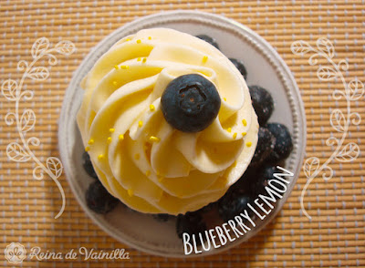 Blueberry Lemon Cupcake