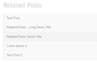 Cara Memasang Related Post Simple Tapi Keren di Blog - Works!