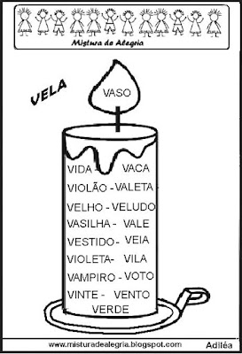 Fichas de leitura para o primeiro ano