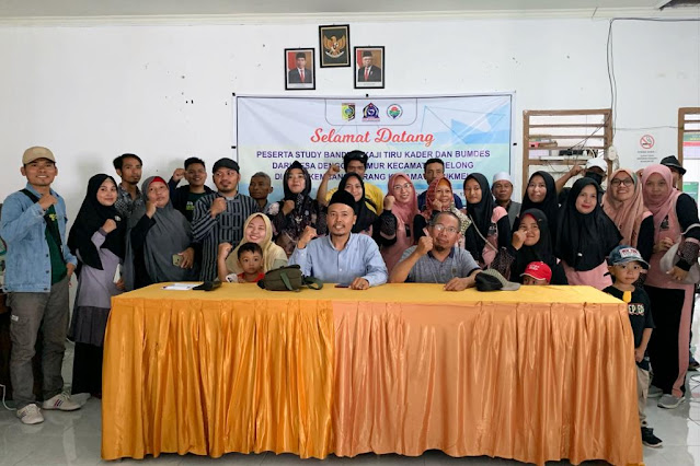 Serius ingin kelola BUMDes, Pemdes Denggen Timur berguru ke Desa Kembang Kerang