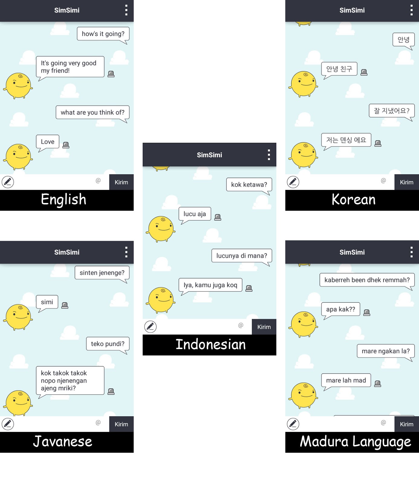 App Chatting With SimSimi In Many Languages Airenis Review