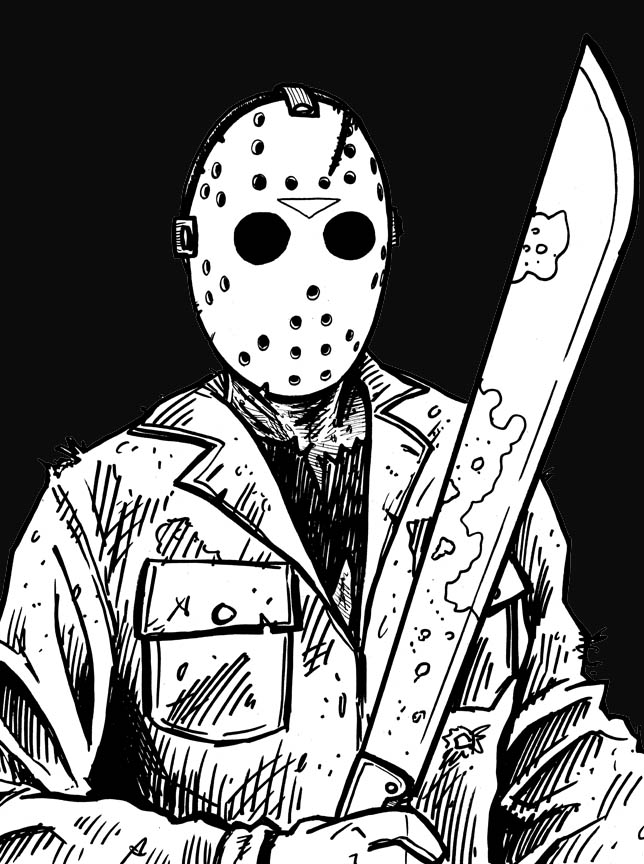 Jason Coloring Pages