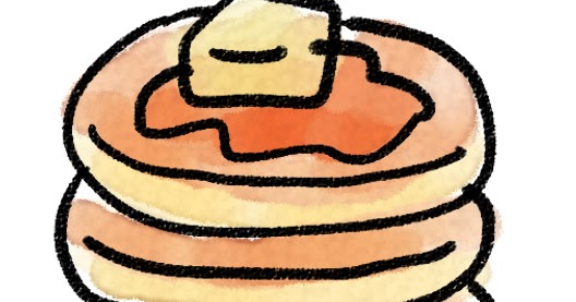 ホットケーキ パンケーキのイラスト お菓子 ゆるかわいい無料イラスト素材集