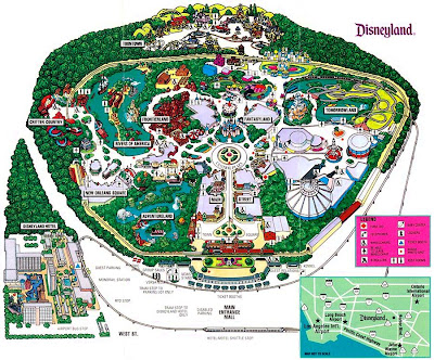 disneyland california map. disneyland california map of