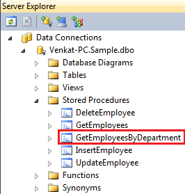 linq to sql stored procedure output parameter