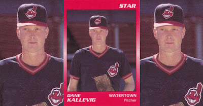 Dane Kallevig 1990 Watertown Indians card