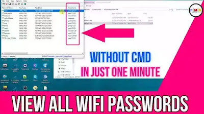 How To Show All WiFi Passwords In One Minute Without CMD