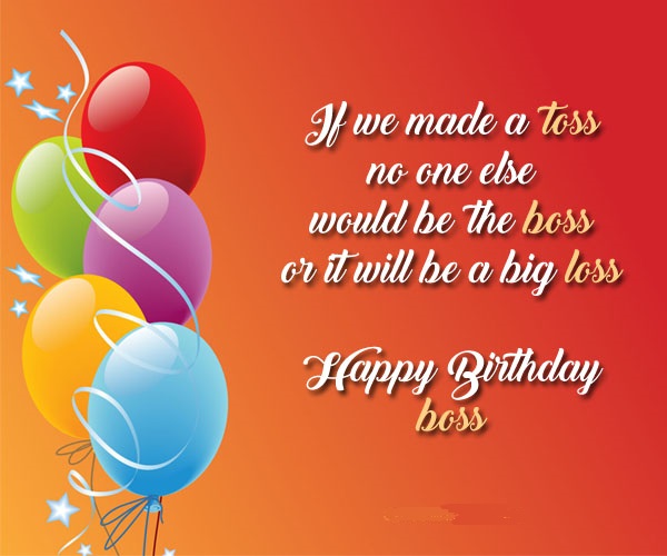 Birthday Wishes for Boss