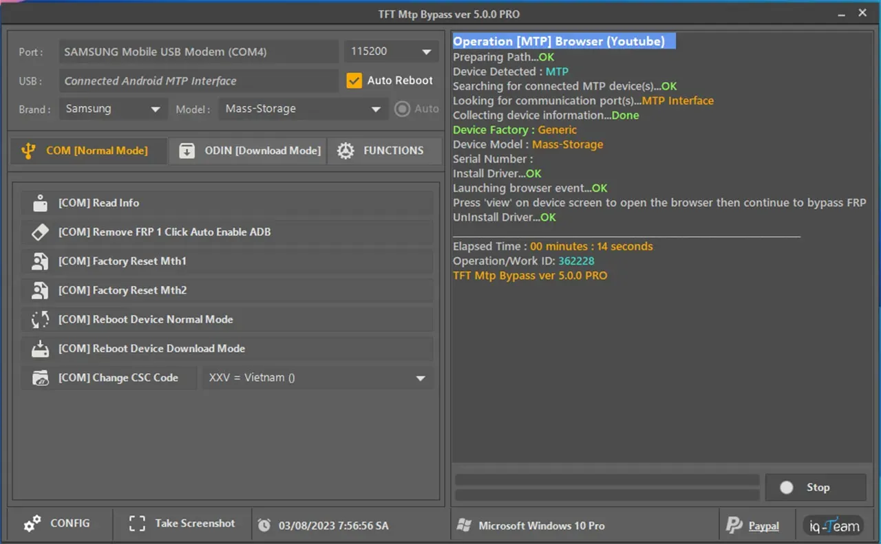 TFT MTP Bypass Tool v5.0 (tất cả các phiên bản) 