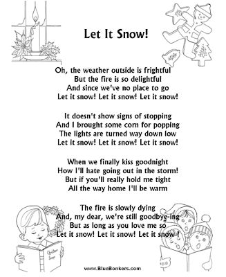 Dean Martin Lyrics let it snow