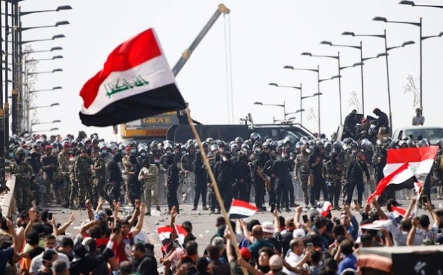 دم الشهداء في انتفاضة تشرين لها ثمن يا ساسة العراق