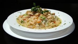 Risoto especial de bacalhau