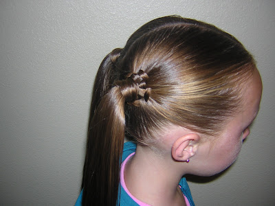 special occasion ponytail