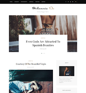 Milannio Blogger Template