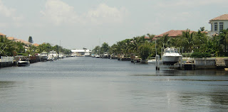 Az Intracoastal Waterway Florida keleti partjánál