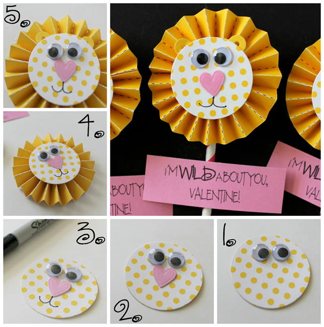 paper lion tutorial #gingersnapcrafts
