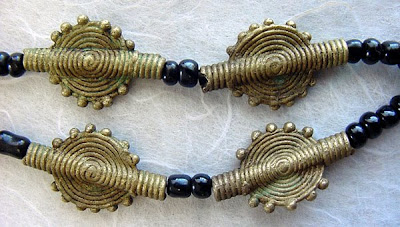 Brass Beads on Anita S Bead Blog  Baoule Brass From Africa S Ivory Coast