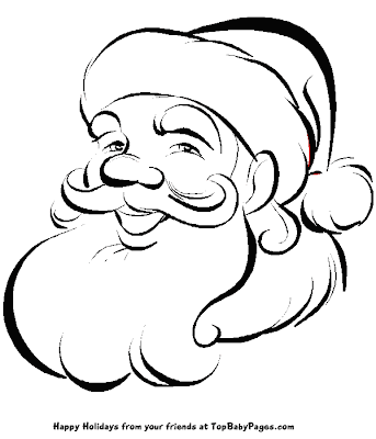 Coloring Pages Santa