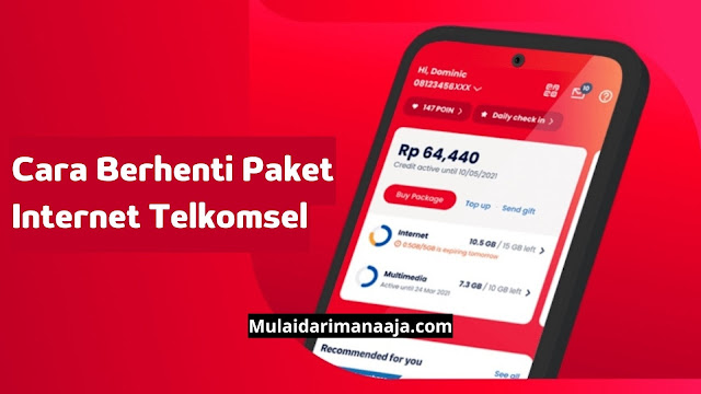 Cara Berhenti Paket Internet Telkomsel 2023 Dijamin Work