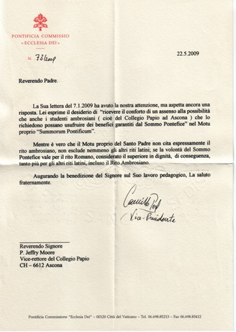 La Buhardilla de Jerónimo: Summorum Pontificum: también 