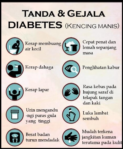gejala, diabetis