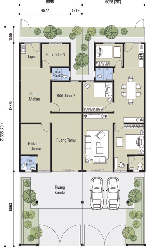Desain Plan Rumah Mesra Rakyat  Ask Home Design