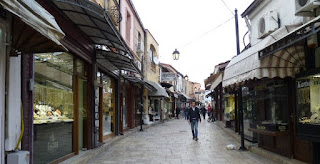 barrio musulmán o Čaršija (Karsija) de Skopje.