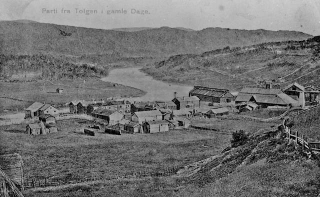 Parti fra Tolgen i gamle dage ca 1870