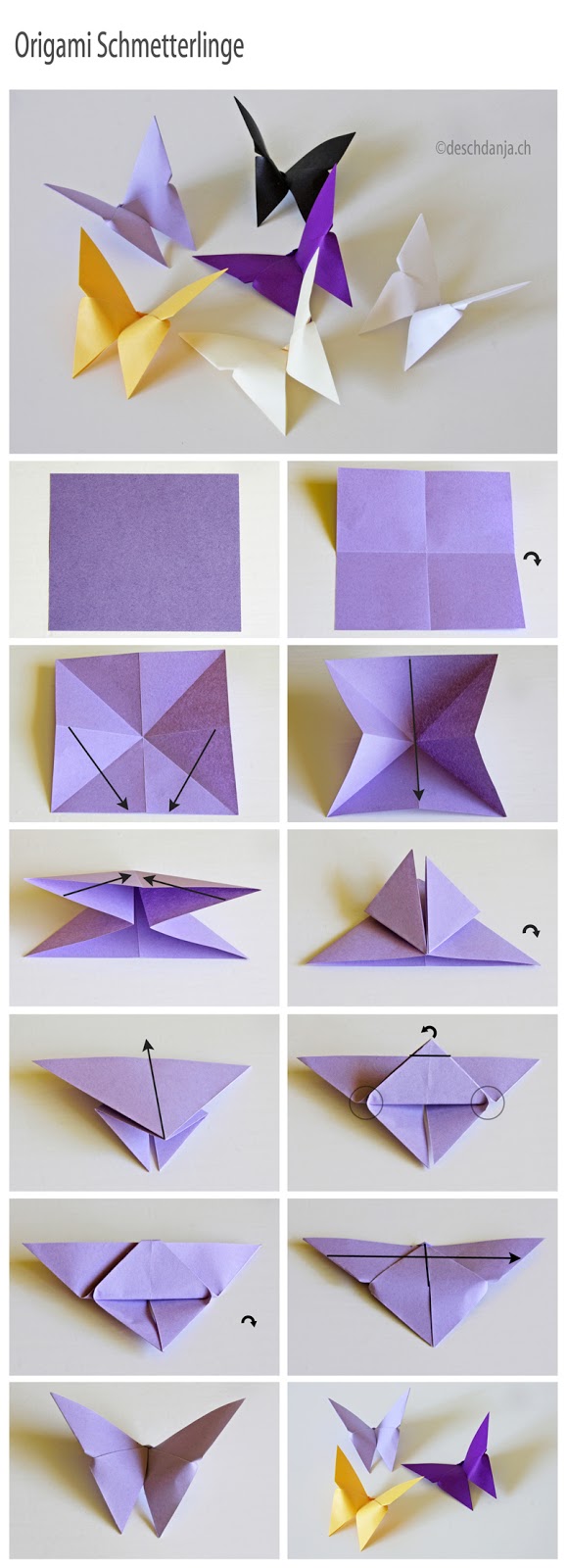 Dekorasi dengan hiasan origami  kupu  kupu  SCI Pusat