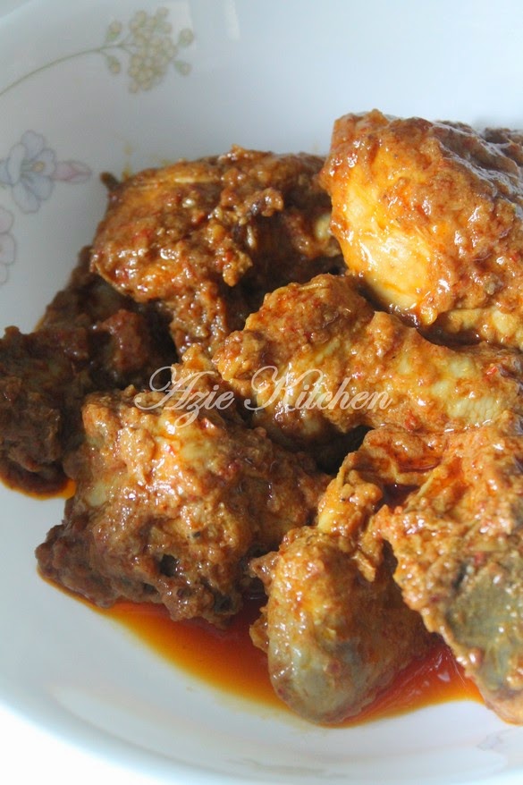 Rendang Ayam Yang Sedap Dan Tahan Lama Azie Kitchen