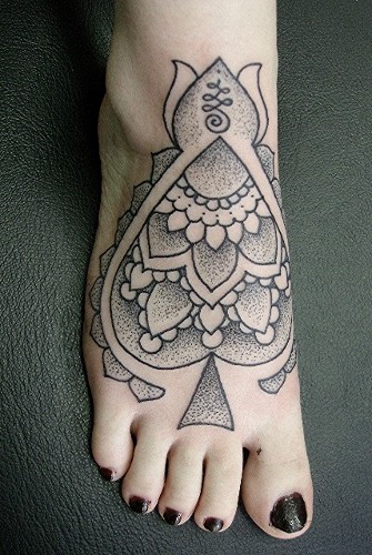 foot tattoos for men