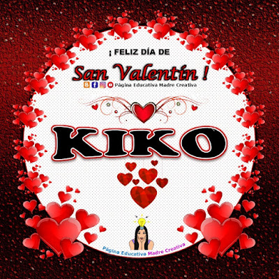 Feliz Día de San Valentín - Nombre Kiko