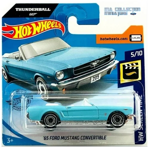 Hot Wheels, Thunderball 007, 65 Ford Mustang convertible