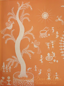 Warli Painting On Wall