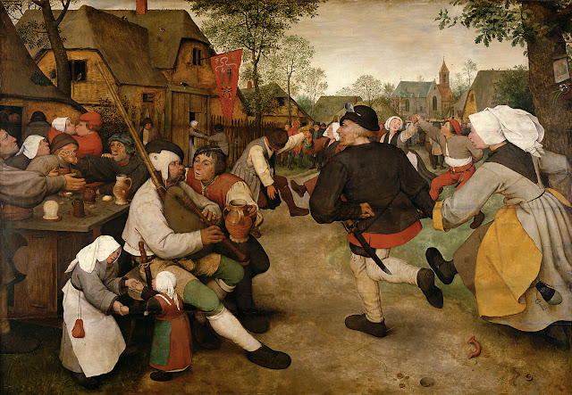Pieter Bruegel el viejo - Danza campesina - c. 1568