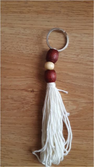 DIY Beads & Tassel Keychains