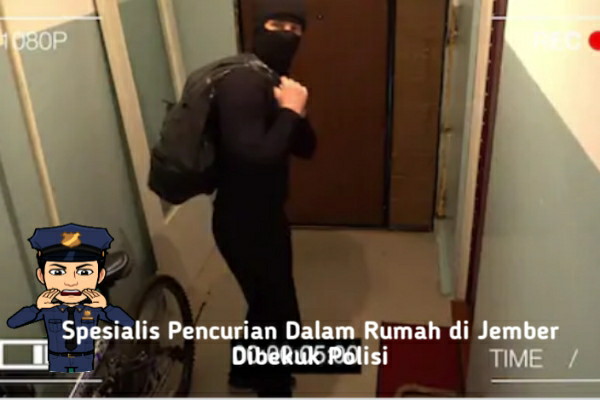 Spesialis Pencurian Dalam Rumah di Jember Dibekuk Polisi